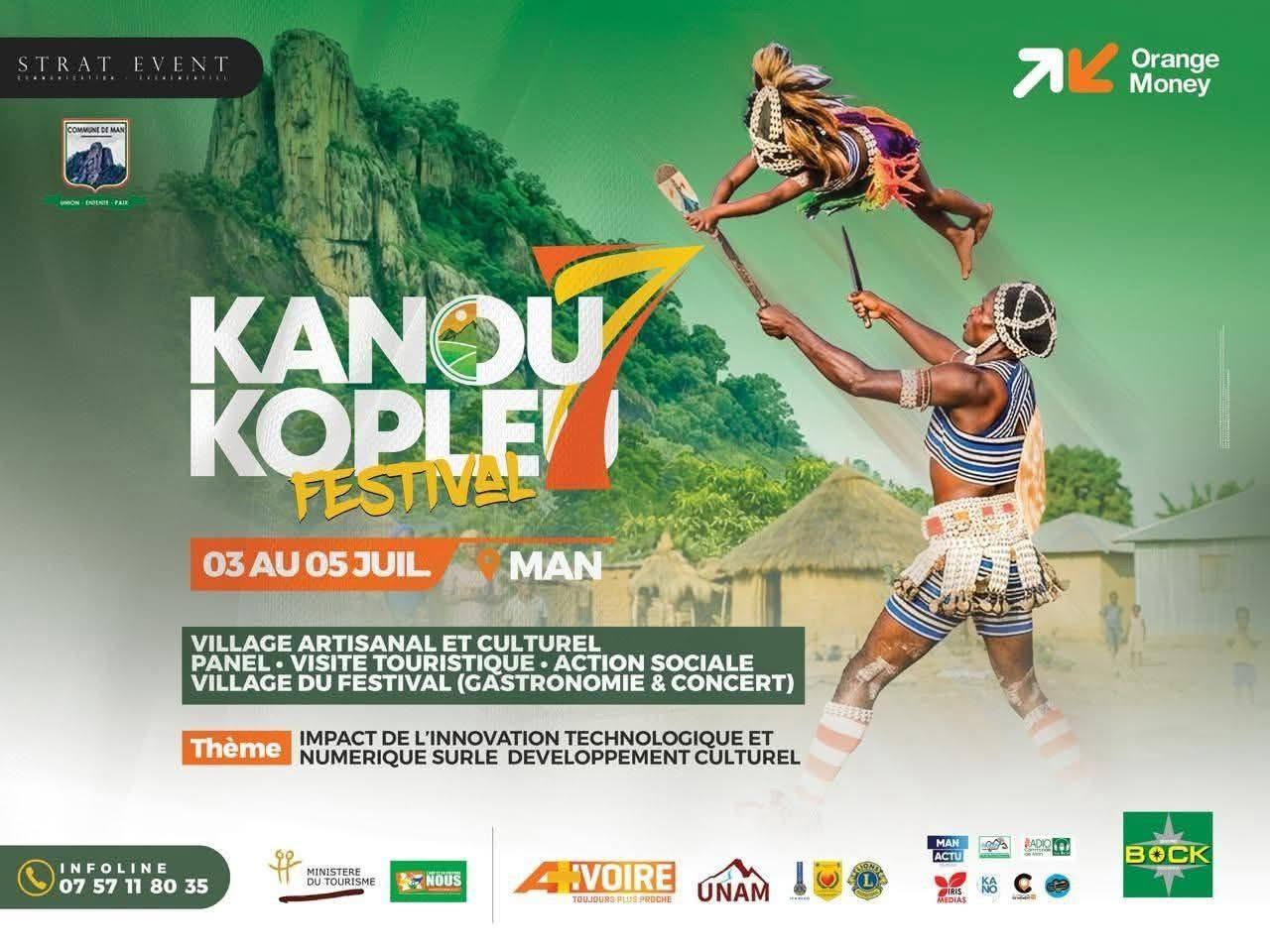 MAN : La ville s'apprête à vibrer au rythme de la 7ème édition du Kanoukopleu Festival