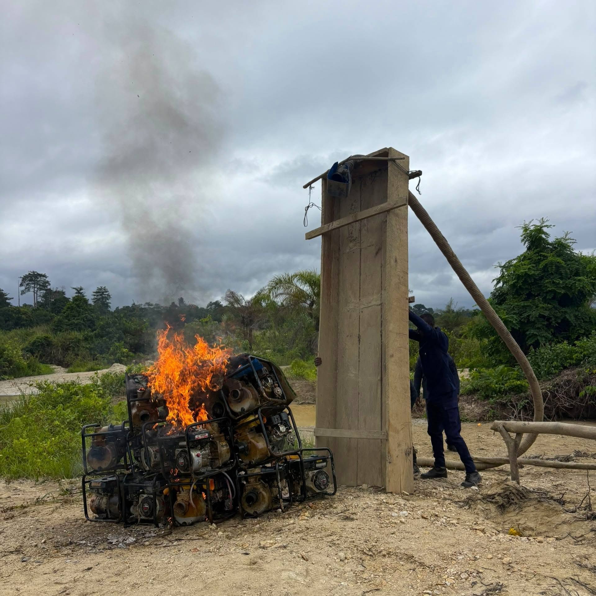 Saïoua: Lutte contre l’orpaillage clandestin, 35 interpellations et 7 sites démantelés à Yaokro
